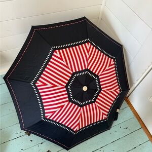 Vintage Knirps (1980s) Geometric Umbrella Compact Umbrella Preppy